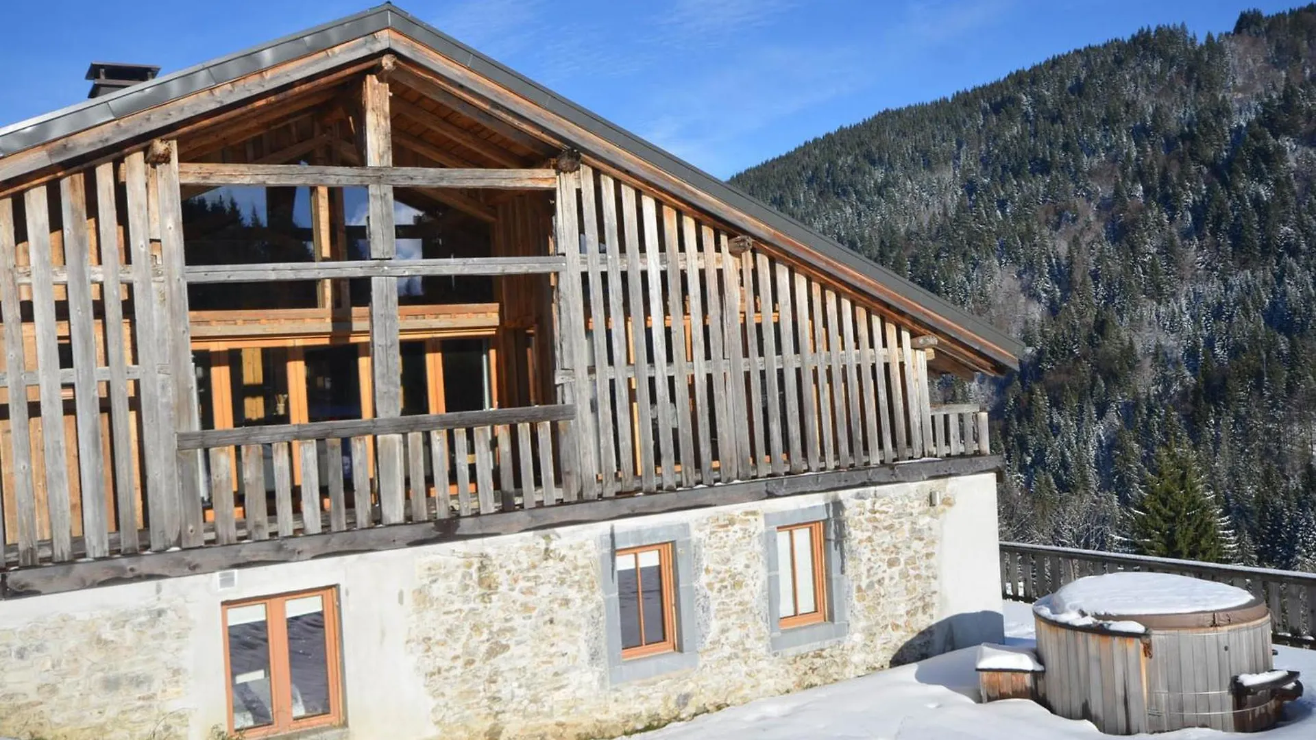 Chalet D'Exception: Ferme 200 Ans Renovee Avec Sauna & Spa - Fr-1-623-18 Les Gets