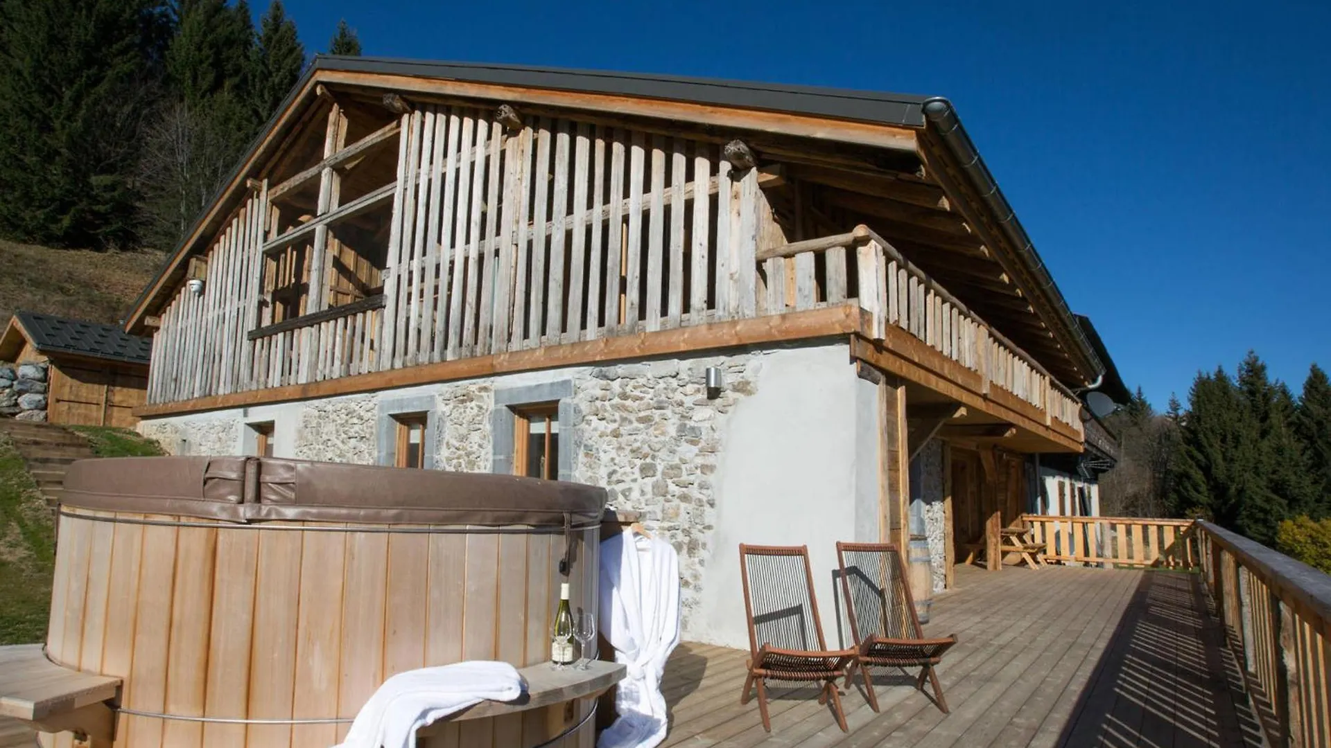 Chalet D'Exception: Ferme 200 Ans Renovee Avec Sauna & Spa - Fr-1-623-18 Les Gets Frankrijk